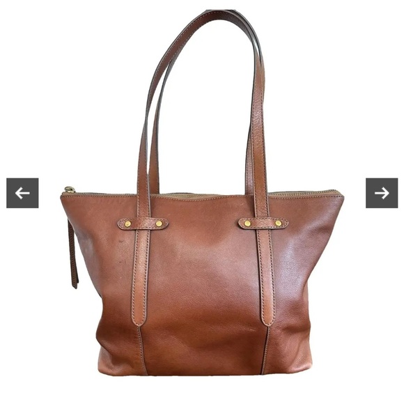 Fossil Bags, Fossil vintage, Felicity tote,leather handbag, - Picture 5 of 15